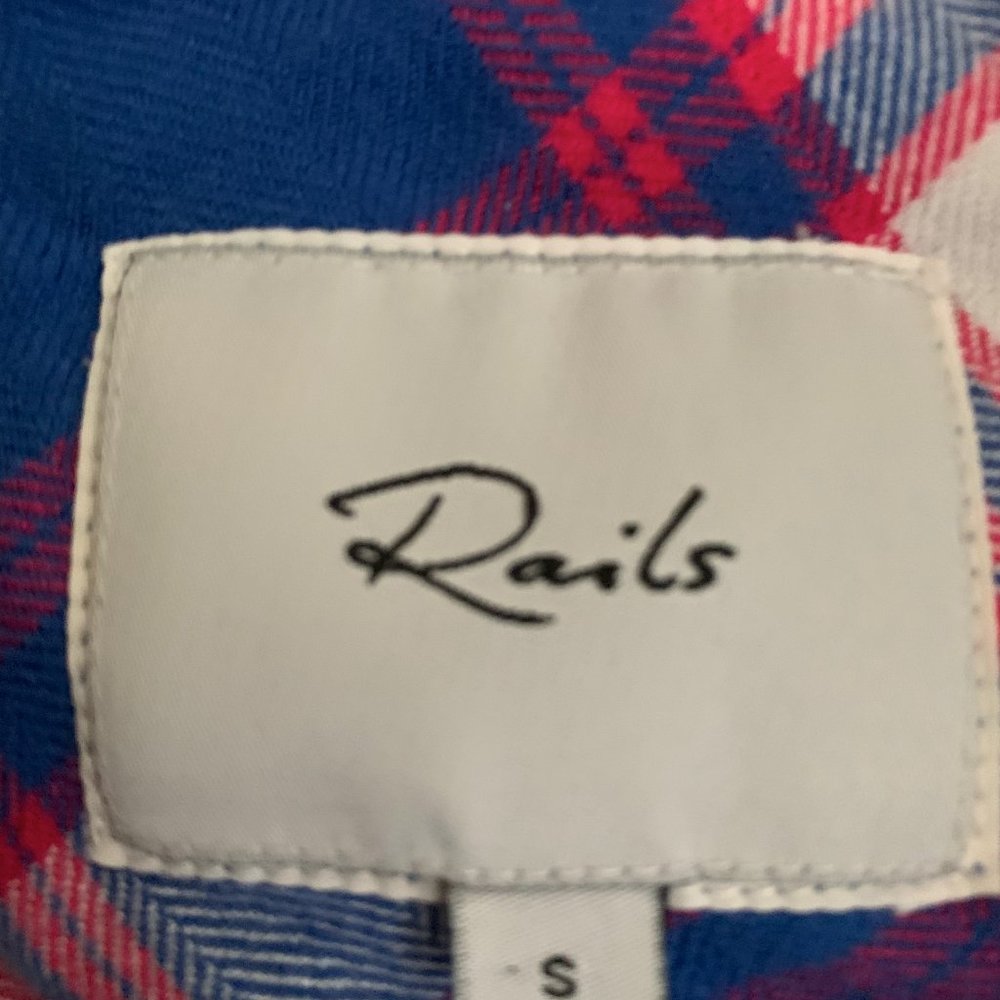 Rails Hunter Plaid Long-Sleeved Soft Flannel In R… - image 3